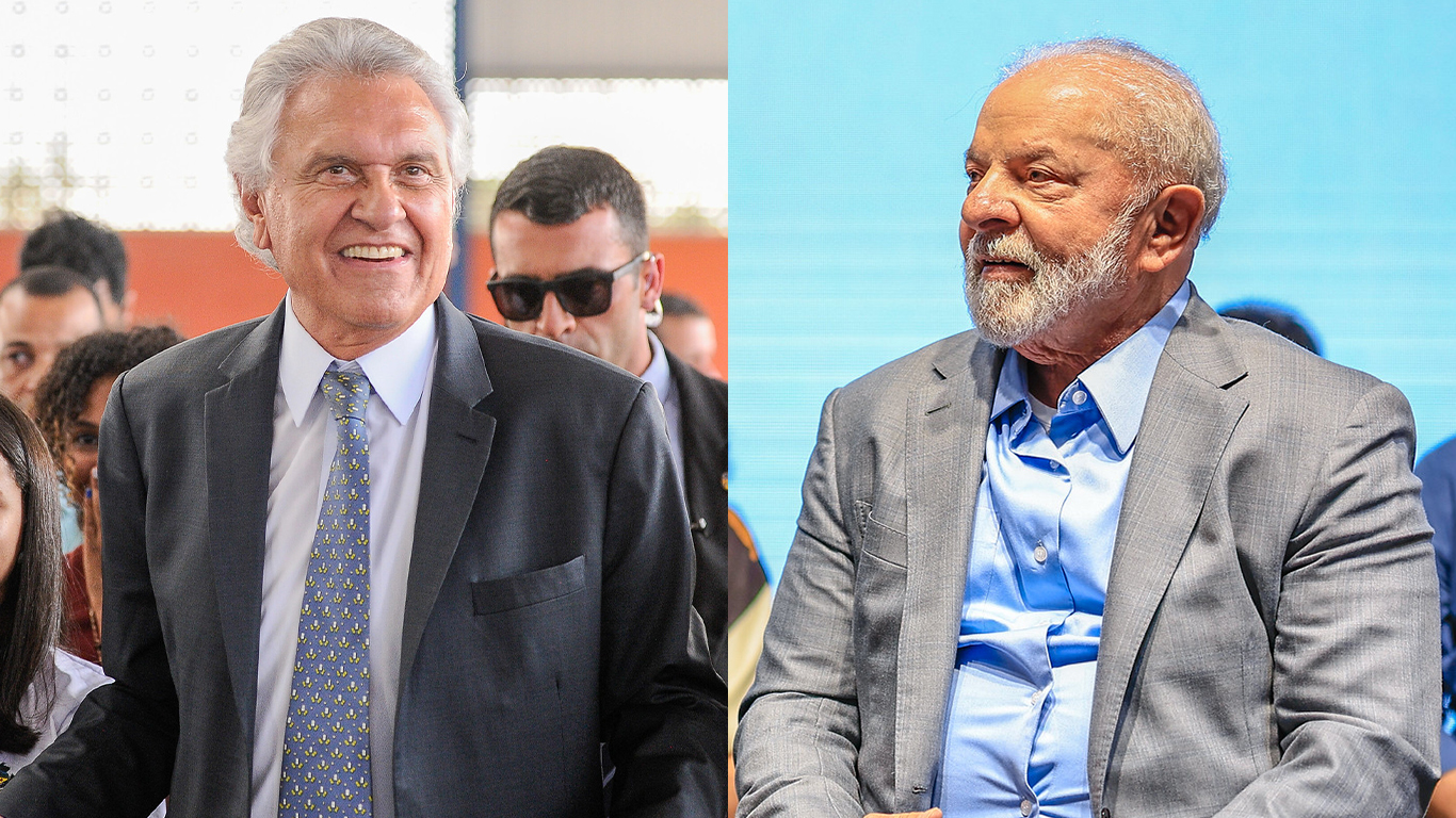 Ronaldo Caiado e Lula