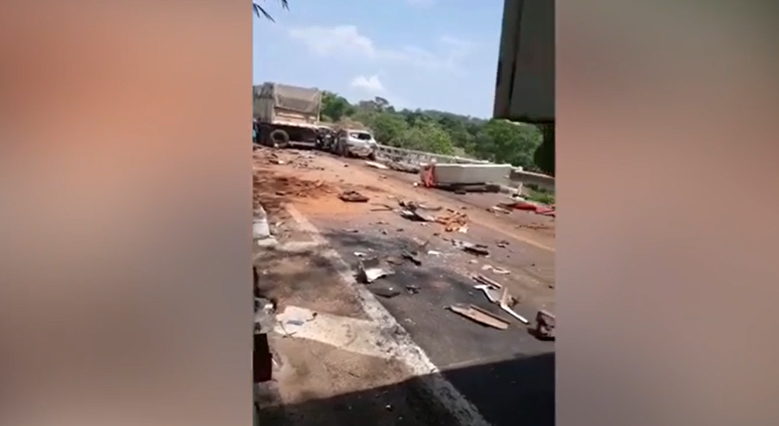 Acidente grave na BR-414 deixa seis mortos e vários feridos. Foto: Reprodução/Redes sociais