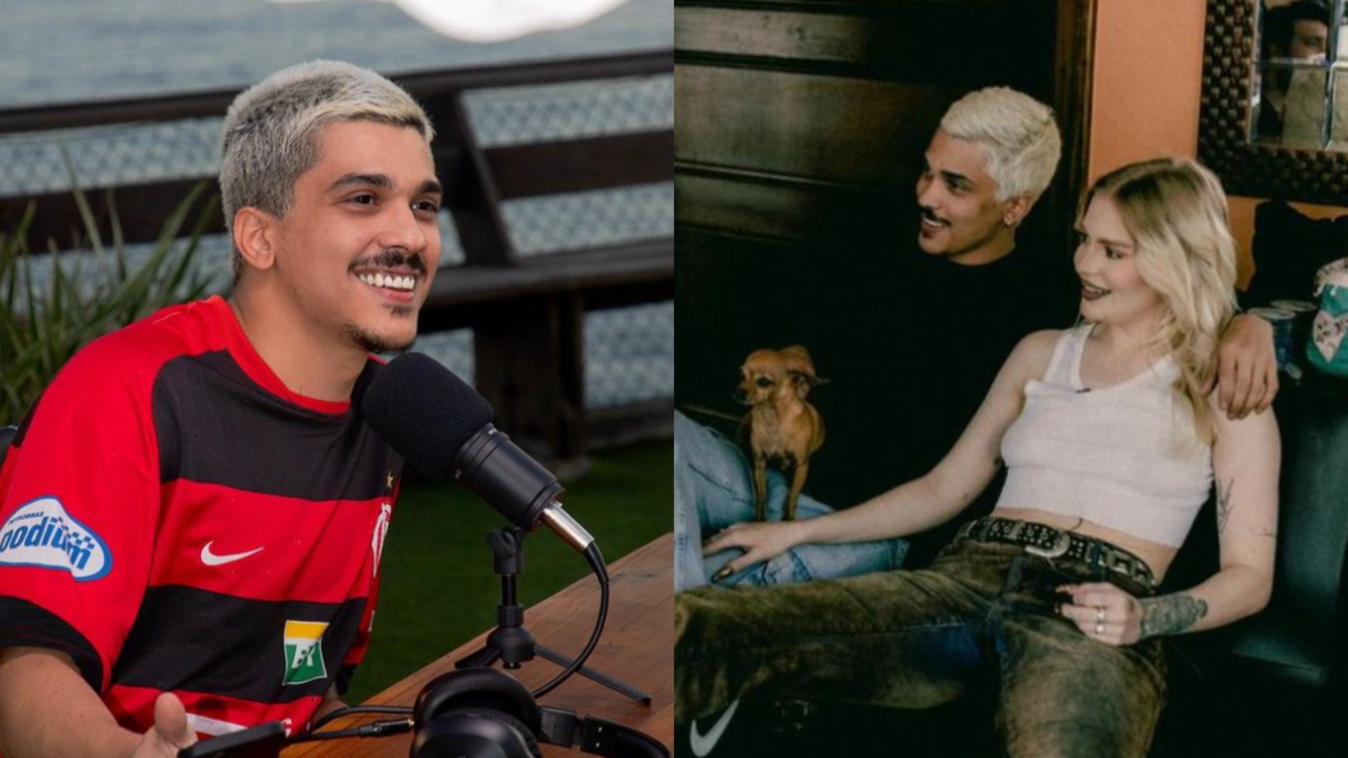 Ilustração do signo de gêmeos em um fundo lilás