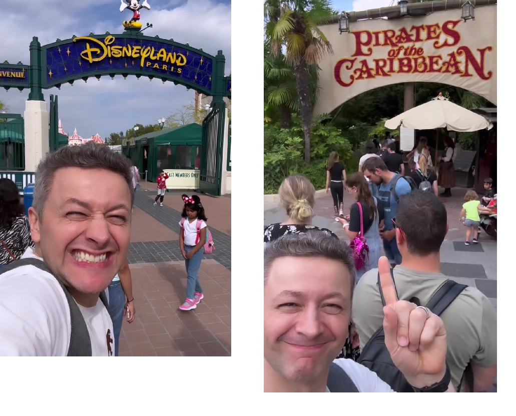 Mulher com a maquiagem de vampiro usando um vestido preto e uma cartola na cabeça