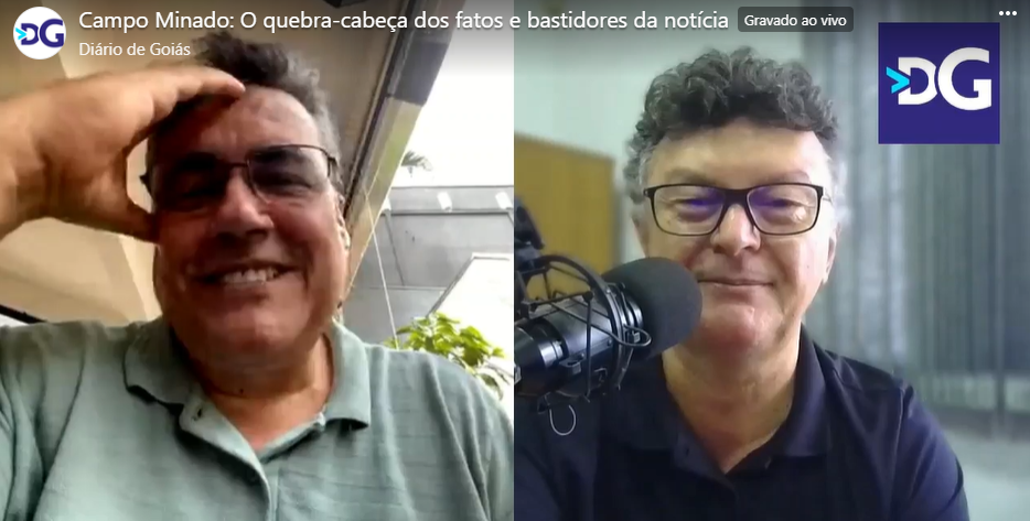 Campo Minado, com Altair Tavares e Vassil Oliveira. Foto: Reprodução