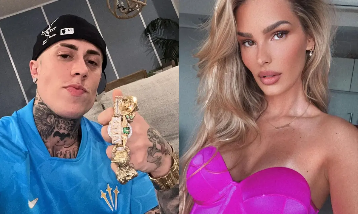 Frango com brócolis em um prato branco