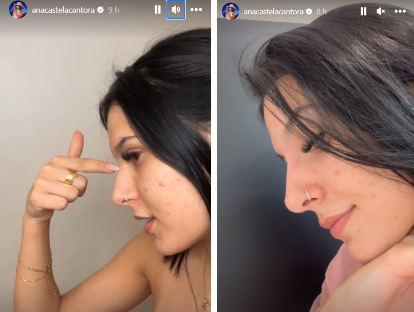 Mulher em frente a produtos da Coreia do Sul