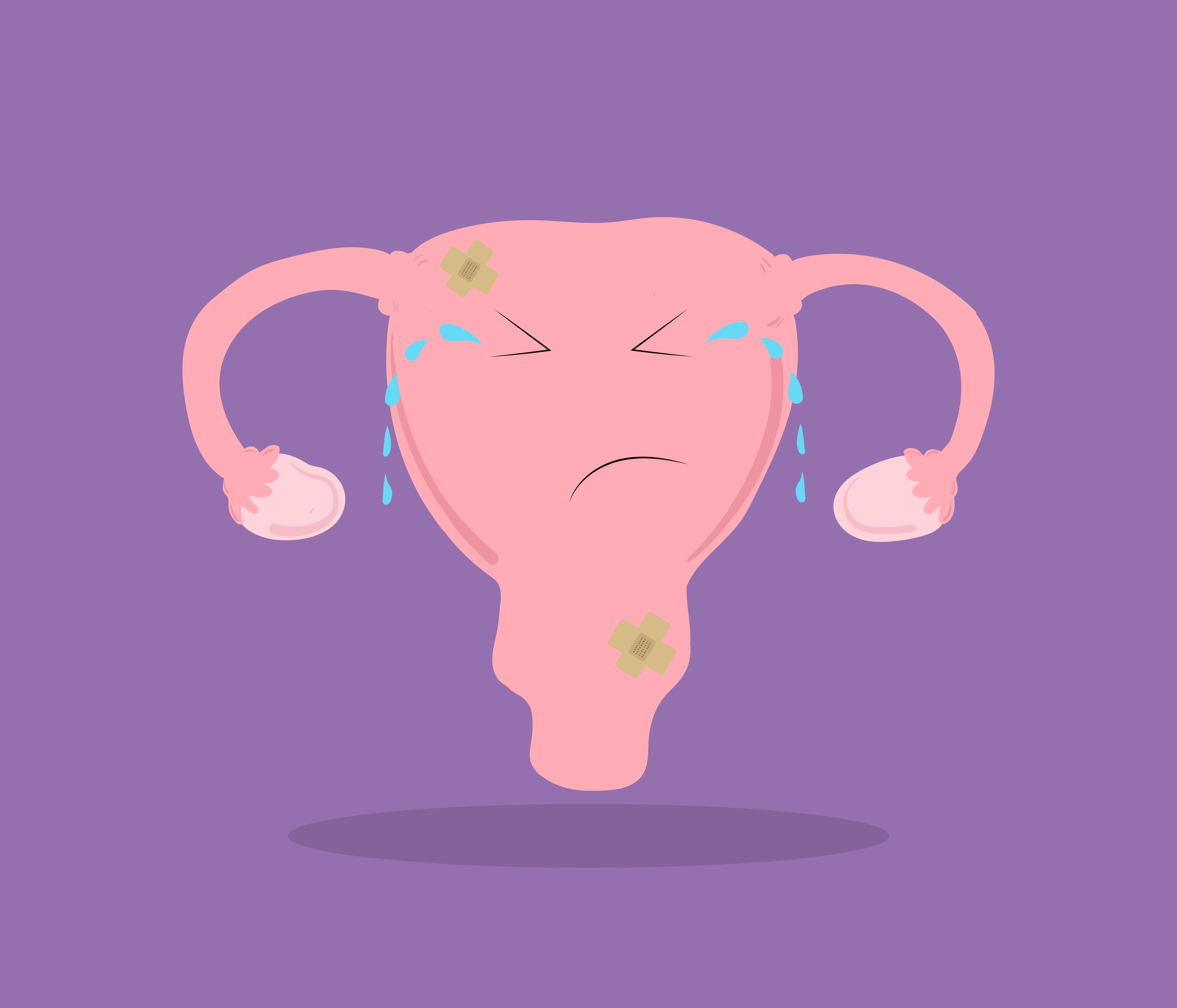 Ilustração roxa do símbolo de sagitário com fundo roxo brilhante