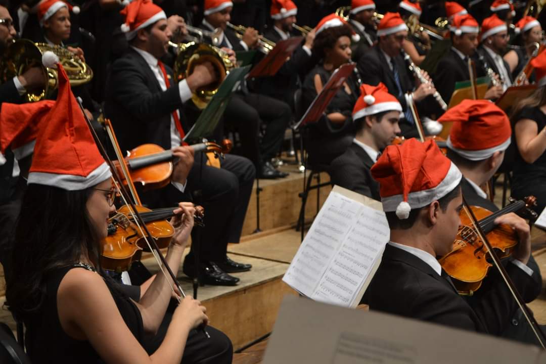 Orquestra Sinfônica de Goiânia faz apresentação especial de Natal. Foto: Secult