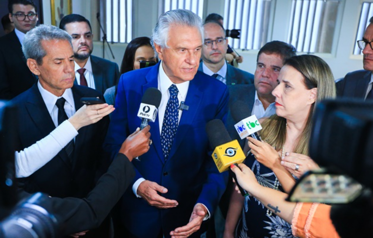 Imagem do filme Procurando Nemo com diversos peixes, tartarugas e um tubarão ao fundo