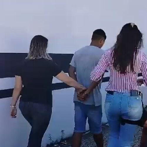 homem preso por latrocínio de homossexual no Bosque dos Buritis. Foto: Reprodução/PCGO