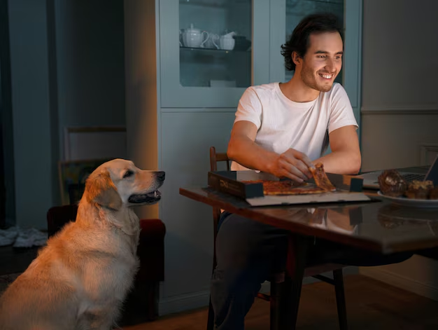 Ilustração de uma cabra em um círculo branco sobre um fundo marrom-claro