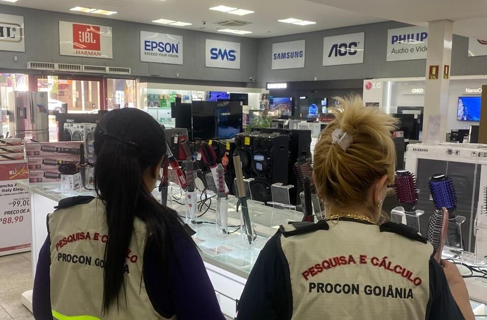 Fiscalização Procon Goiânia. Foto: Procon Goiânia