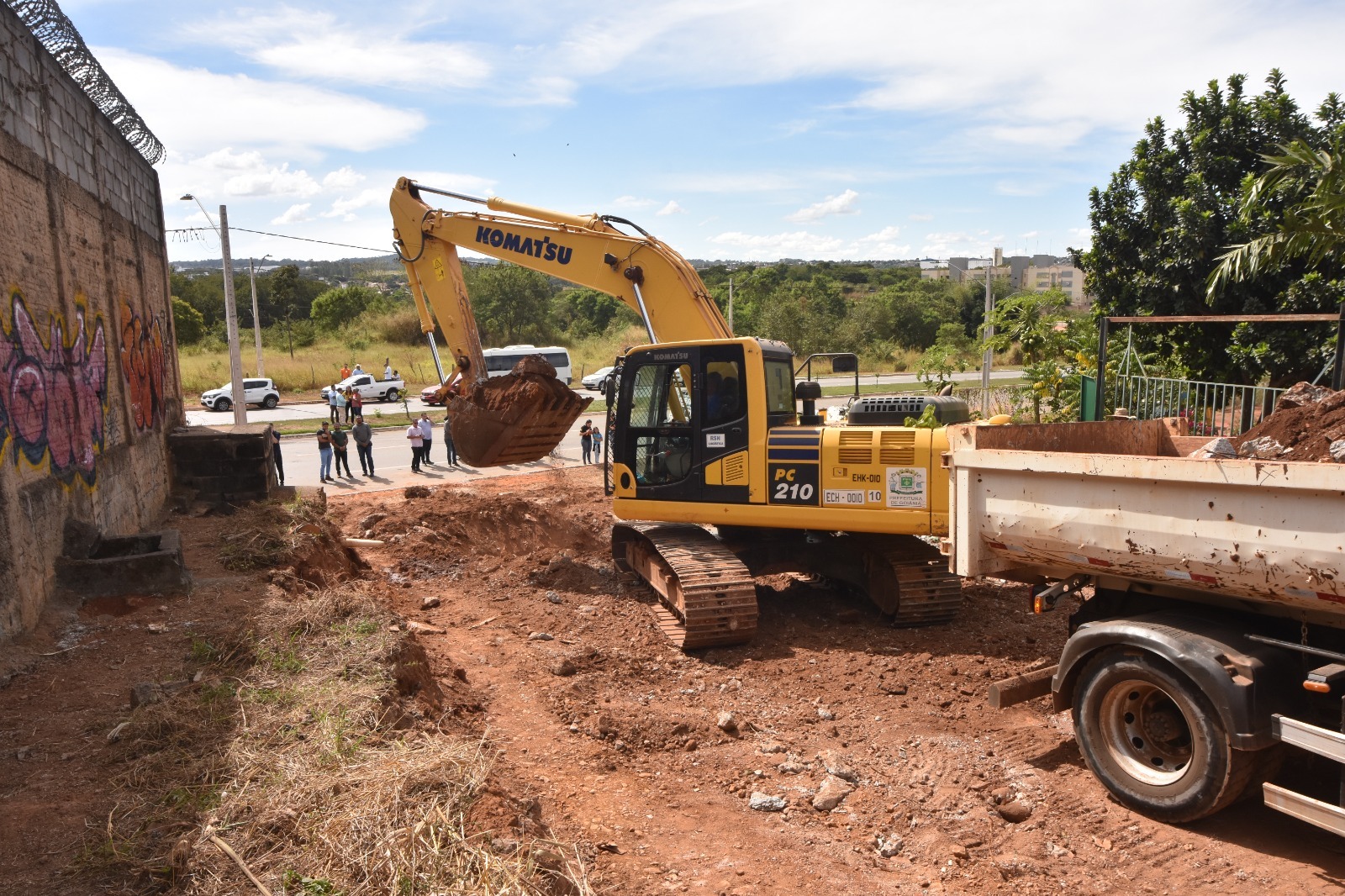 Obras Avenida Leste-Oeste. Foto: Walter Peixoto