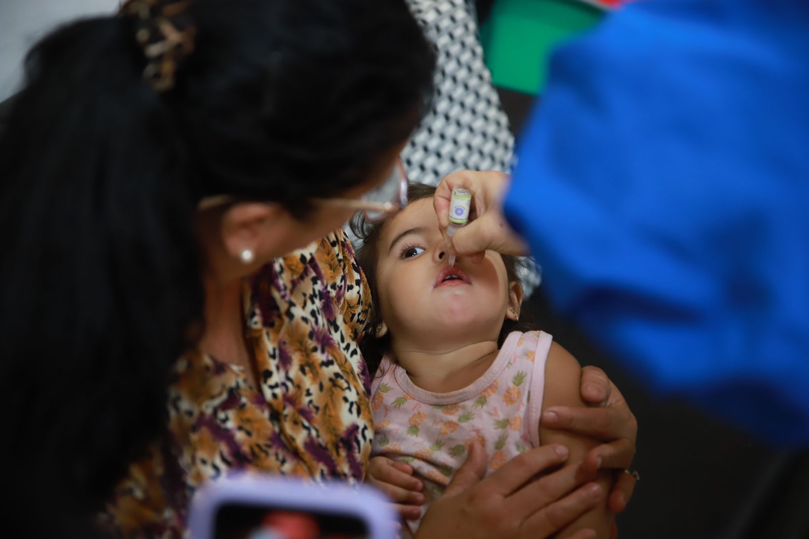 Vacina de gotinha contra a Poliomielite. Foto: Rodrigo Estrela