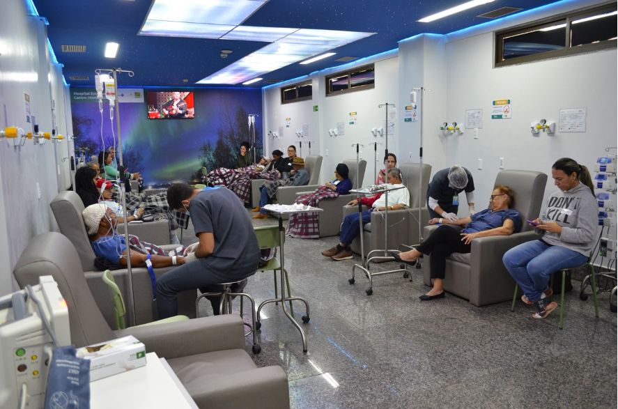 Tratamento contra o câncer em unidades de saúde de Goiás. Foto: Silvano Vital
