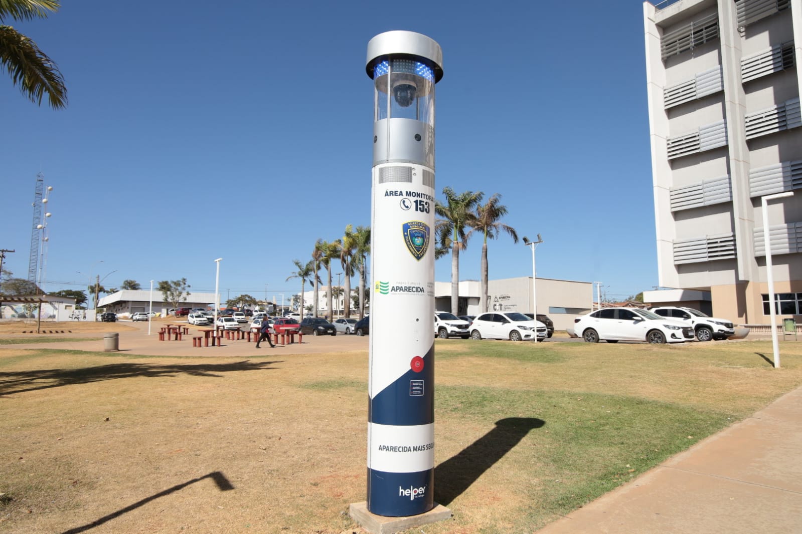 Totens de Segurança de Aparecida de Goiânia. Foto: Claudivino Antunes