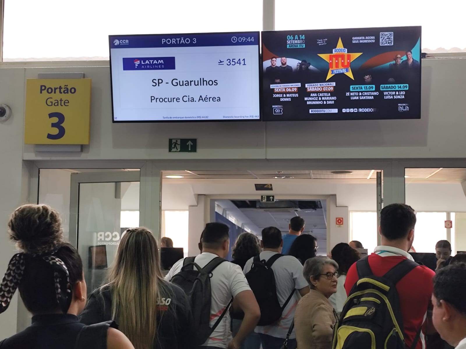 Voos cancelados no Aeroporto de Goiânia. Foto: Charlie Pereira/DG