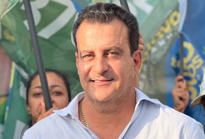 Ilustração do signo de aquário em um fundo bege