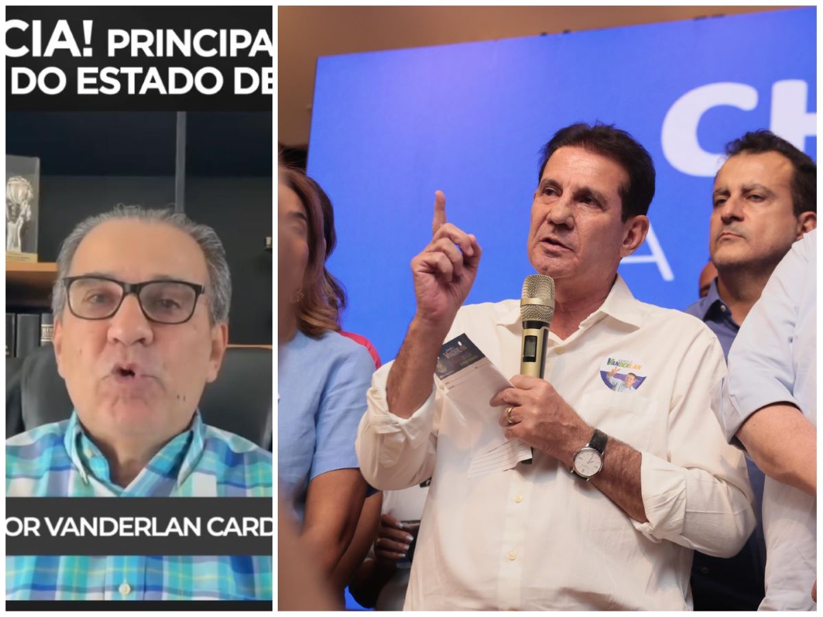 Imagem do pastor Silvas Malafaia e de Vanderlan Cardoso