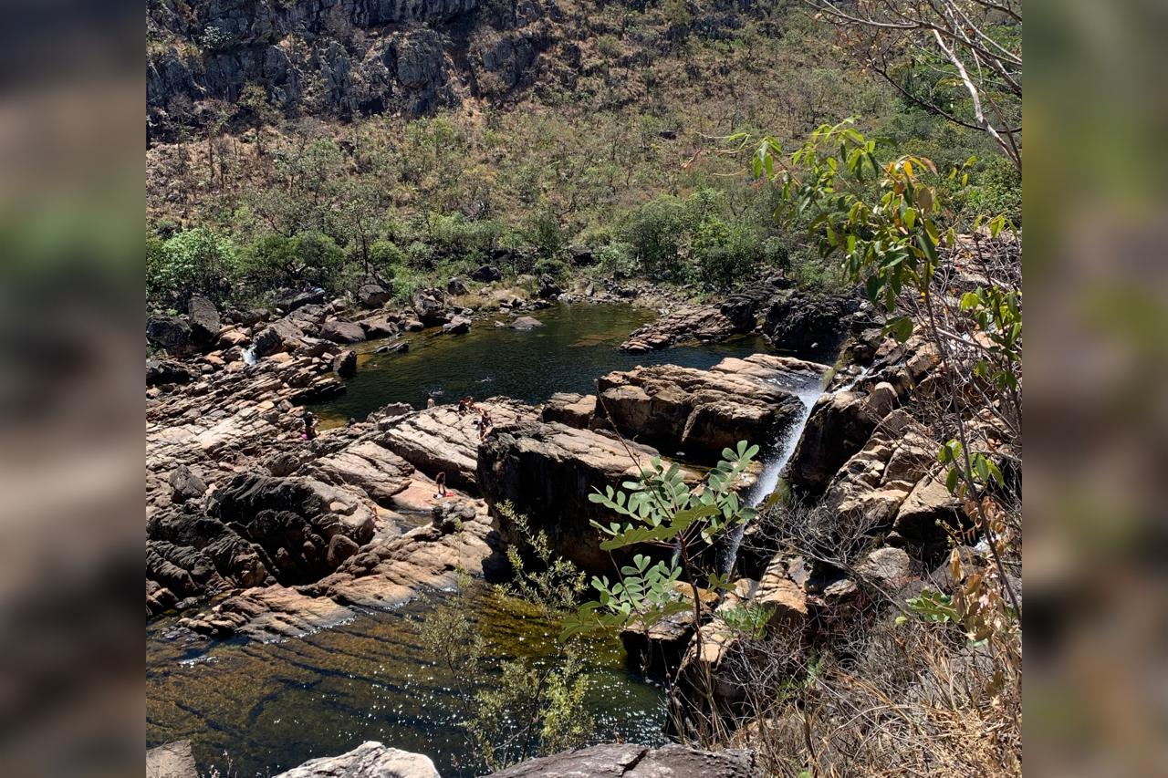 Cachoeira Chapada dos Veadeiros. Foto: Luana Cardoso