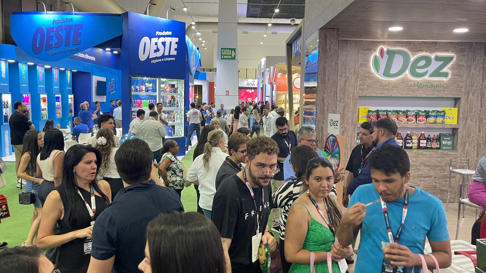 SuperAgos 2024, feira do setor supermercadista. Foto: Altair Tavares/DG