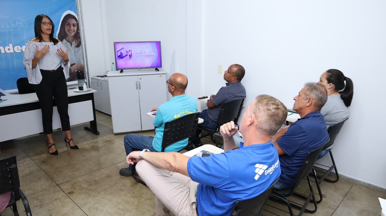 Primeira Feira do Empreendedor do Sebrae em parceria com a Prefeitura de Aparecida. Foto: Secom