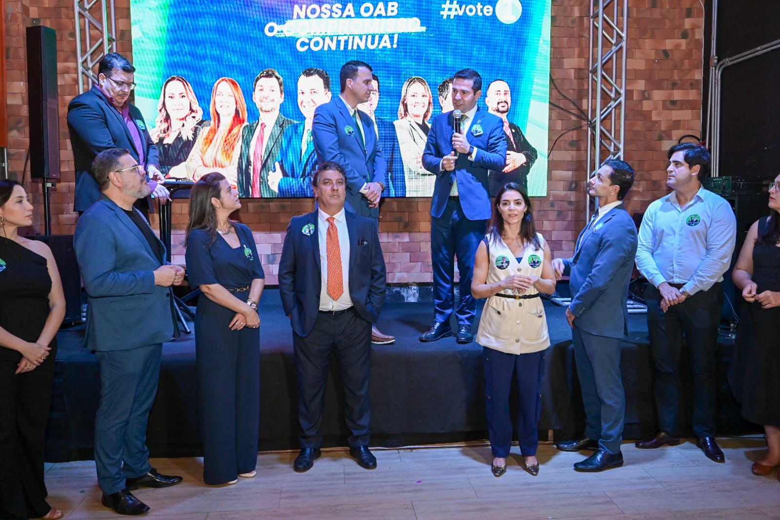 Thadeu Aguiar e Rafael Lara lançam chapa do Compromisso em Catalão. Foto: Larissa Melo