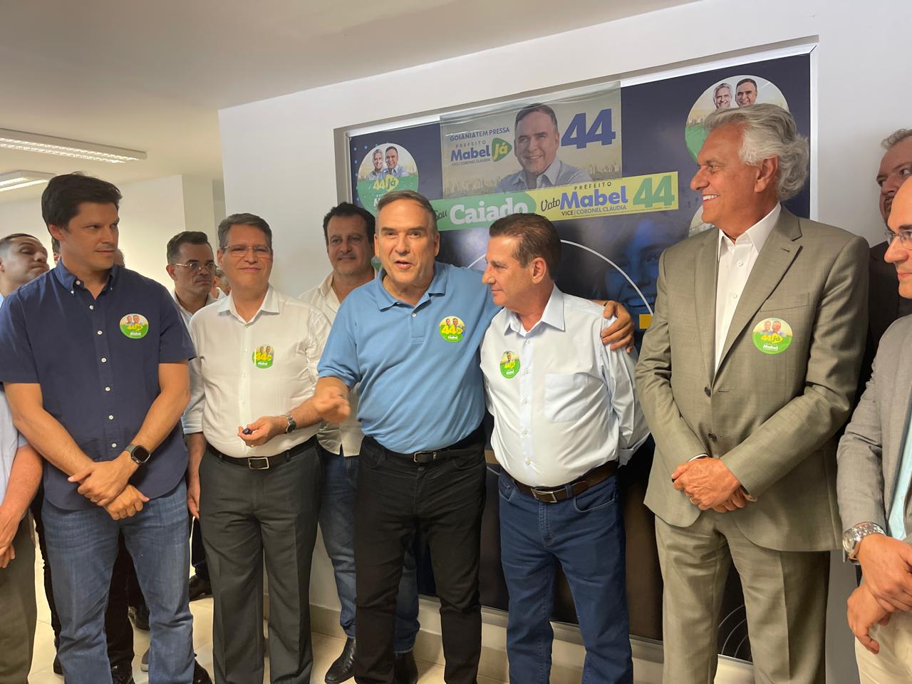 Vanderlan declara apoio a Ronaldo Caiado. Foto: Altair Tavares