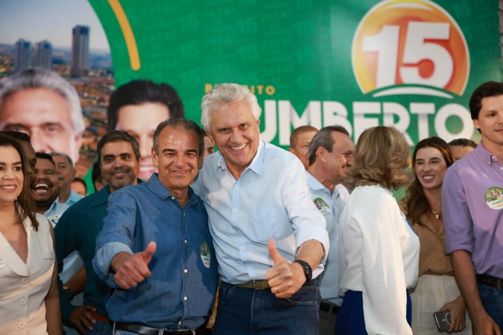 Ronaldo Caiado reitera apoio ao candidato de Jataí Humberto Machado. Foto: Divulgação