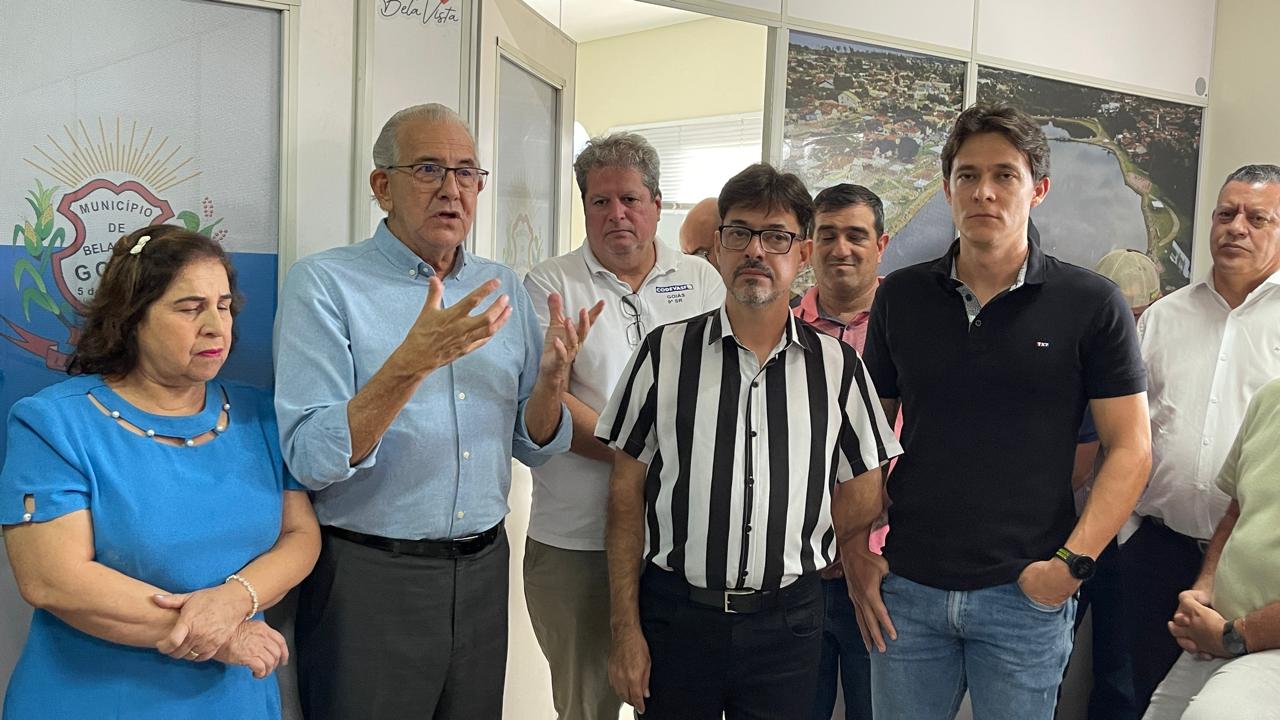 Eurípedes do Carmo anuncia secretário de Educação e Esportes de Bela Vista. Foto: Altair Tavares/DG