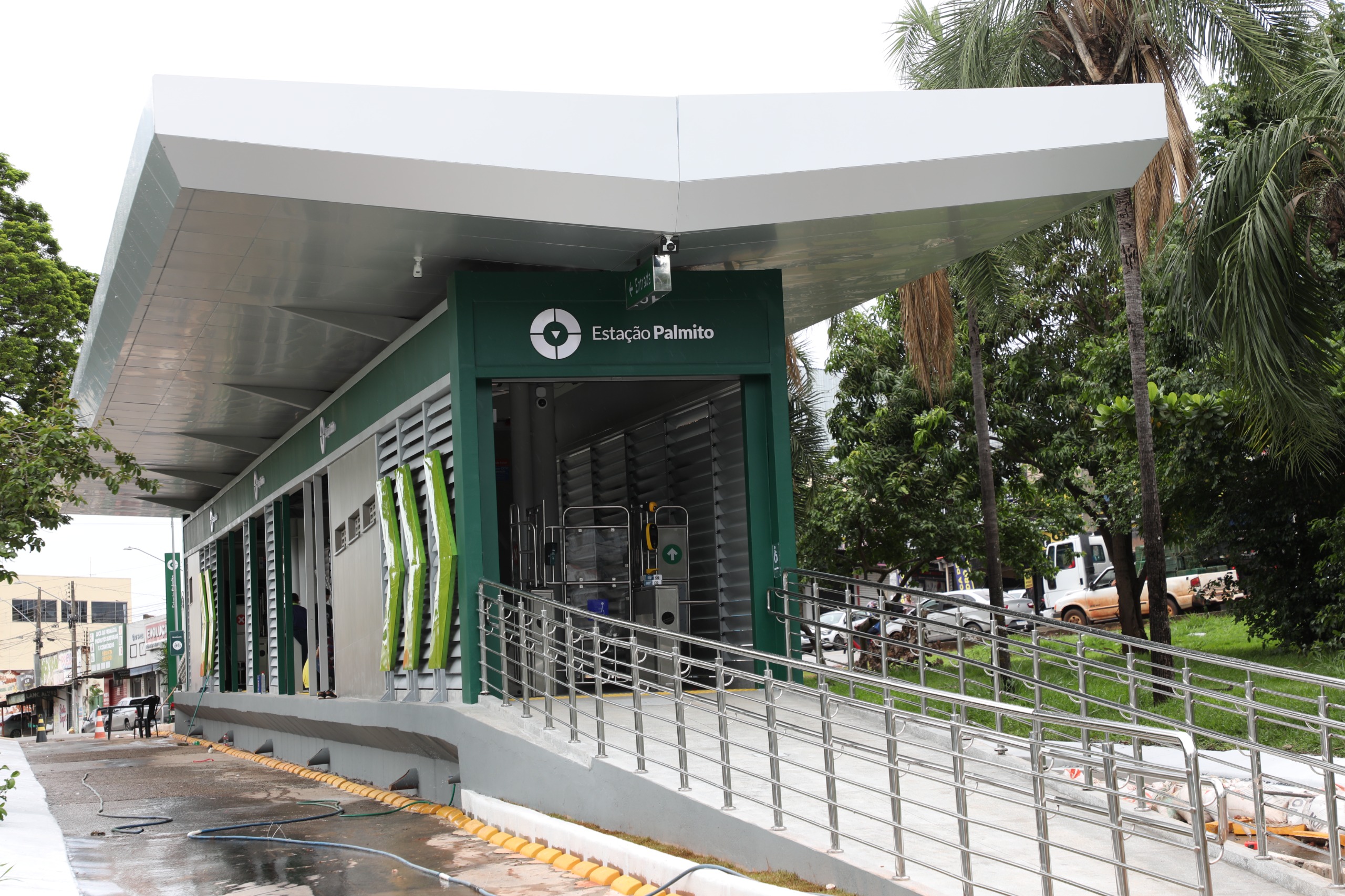 Governo inaugura Estação do Eixo Palmito. Foto: Edinan Ferreira