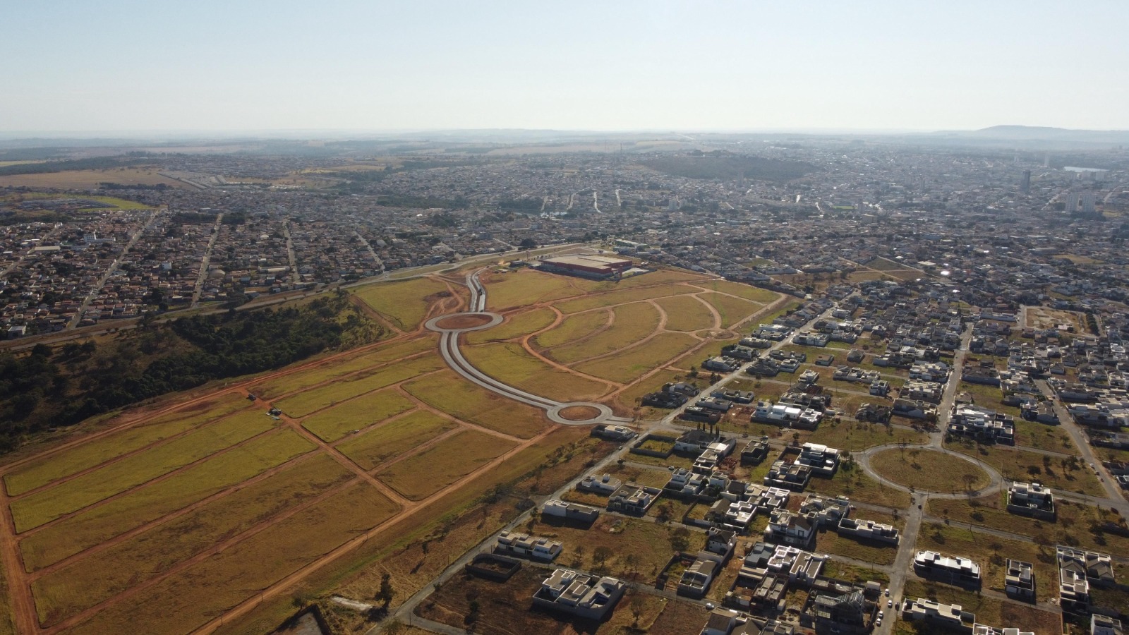 Novo bairro planejado de Catalão possui investimentos em sustentabilidade. Foto: Thiago Silva