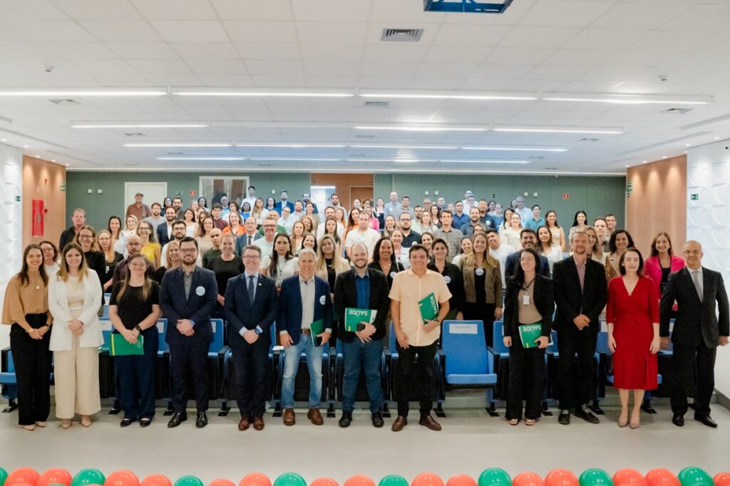 O novo Sistema de Regulação da Saúde de Goiás foi apresentado por Rasível Santos no auditório do Hecad. Foto: SES-GO