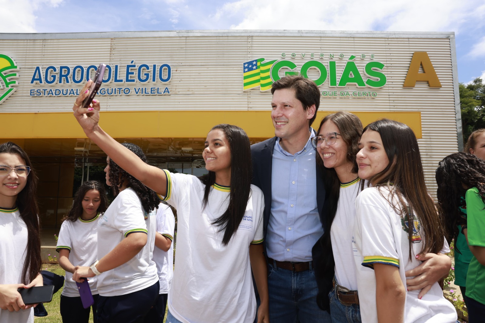Daniel Vilela inaugura novo agrocolégio na Emater. Foto: Jota Eurípedes