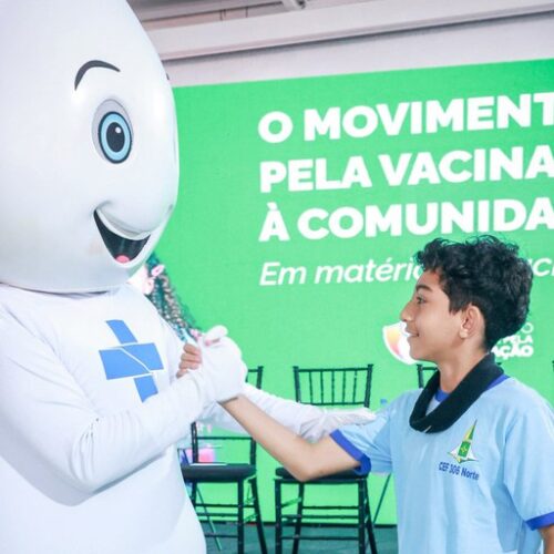 O Brasil criou o Movimento Nacional pela Vacinação e ampliou cobertura vacinal. Foto:Walterson Rosa/Ministerio da Saude