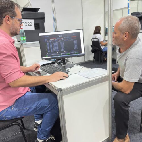 Central de atendimento do IPTU em Goiânia. Foto: Sefaz