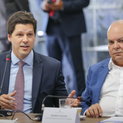 Daniel Vilela se reúne com Ibaneis Rocha em Brasilia. Foto: Jota Euripedes