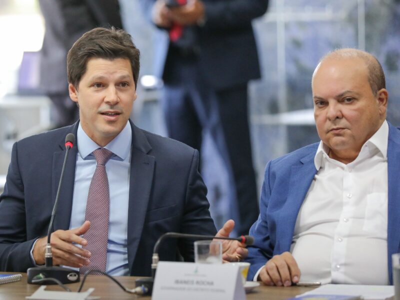 Daniel Vilela se reúne com Ibaneis Rocha em Brasilia. Foto: Jota Euripedes