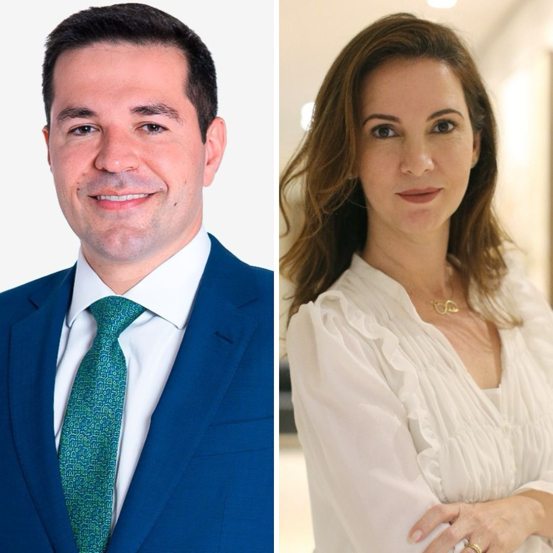 Rafael Lara e Daniela Lima, novos coordenadores dos colégios de Presidentes dos Conselhos Seccionais da OAB. Foto: Divulgação