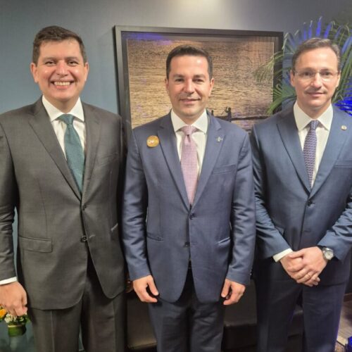 posse de Marcelo Terto e Ulisse na CNJ. Foto: OAB-GO