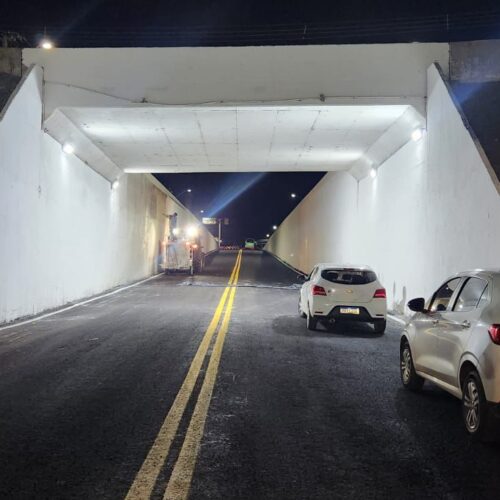 viaduto papilon Park em Aparecida. Foto: Secom