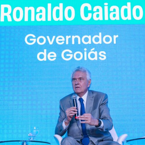 Ronaldo Caiado no Forum Nacional de Seguranlça Publica. Foto: Hegon Corrêa