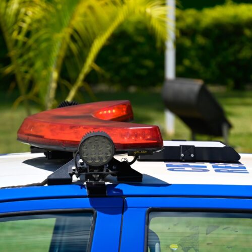 viatura de policiamento rodoviário com sistema de monitoramento via satélite. Foto: Silvano Vital