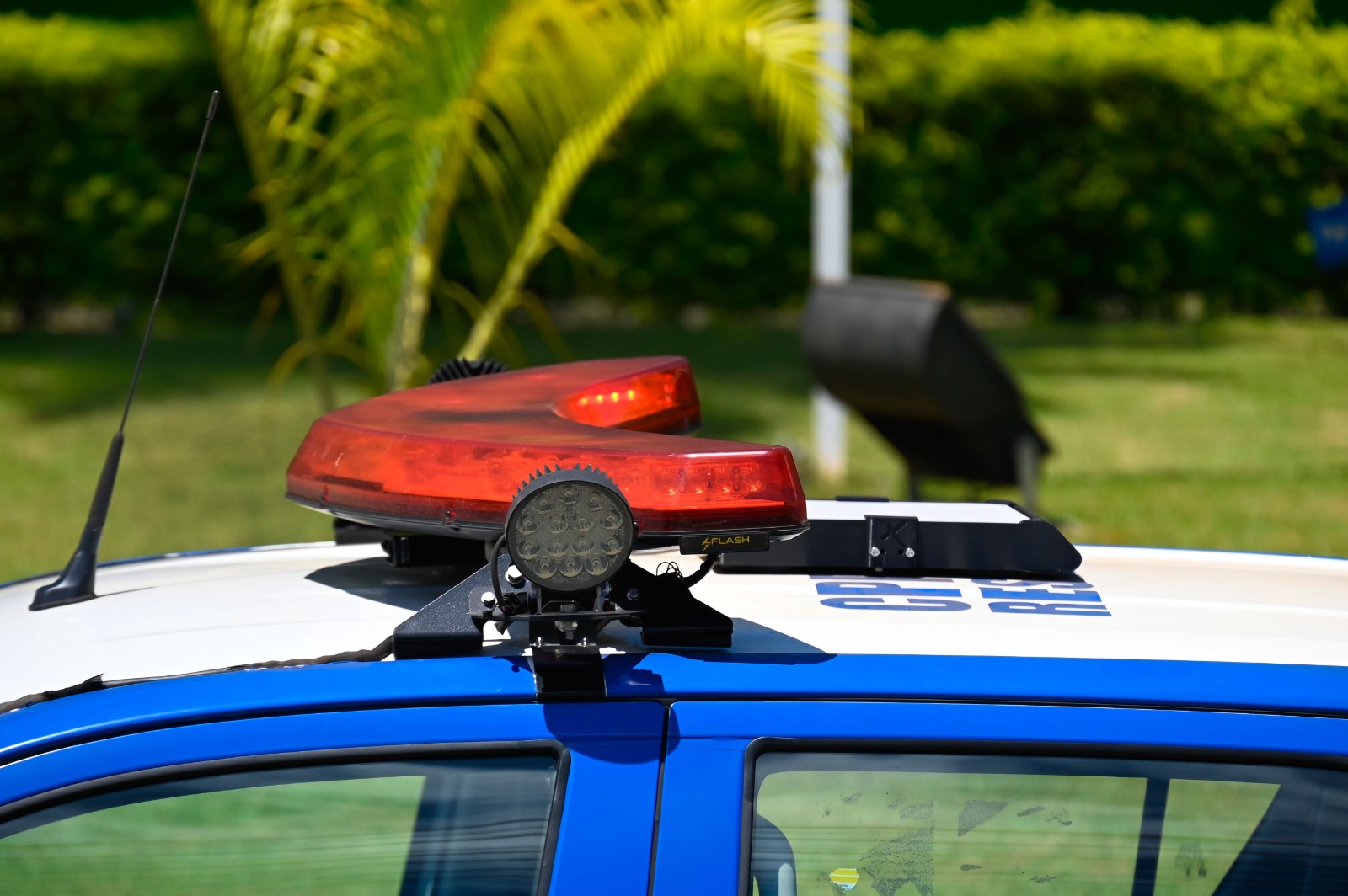 viatura de policiamento rodoviário com sistema de monitoramento via satélite. Foto: Silvano Vital