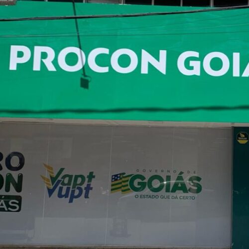 Fachada Procon Goiás. Foto: Reprodução/Procon