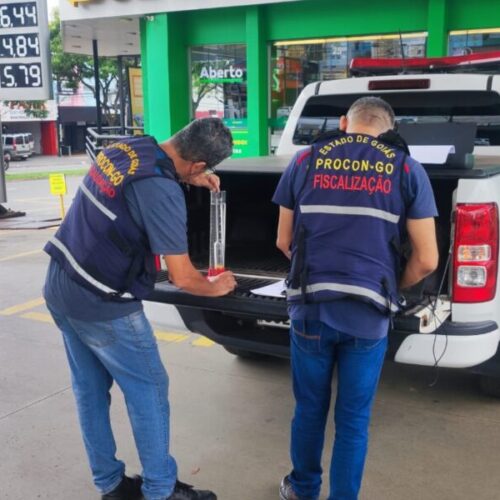 fiscalização postos de combustivel Procon Goias_Procon