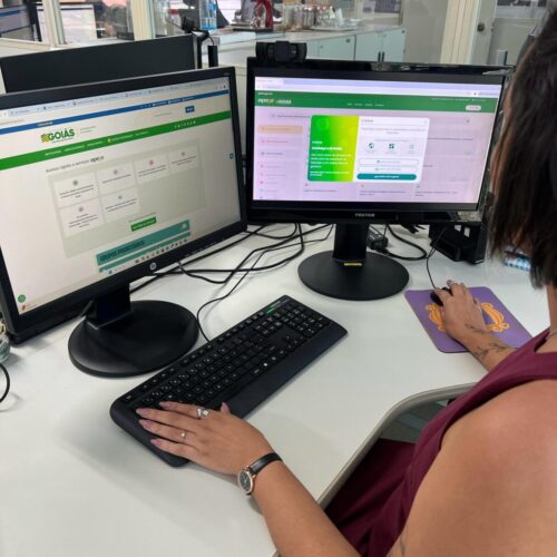 Sistema eletrônico do Governo de Goiás estará fora do ar temporariamente. Foto: Secom