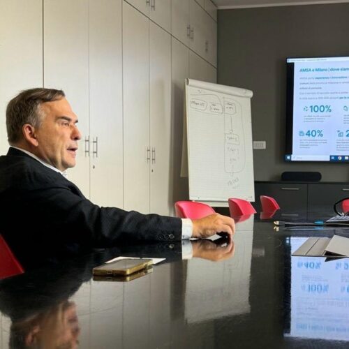 prefeito de Goiânia Sandro Mabel visita empresa de lixo na Itália