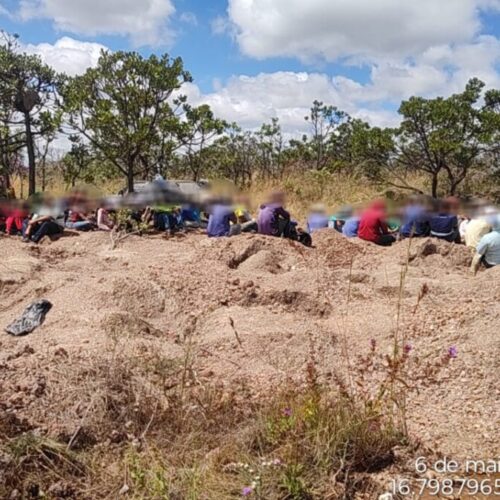 Operação identifica extração ilegal de minérios em garimpo irregular em Cristalina. Foto: PCGO