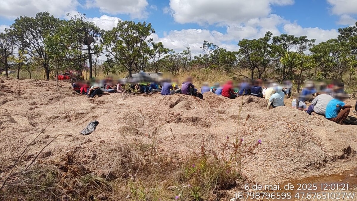 Operação identifica extração ilegal de minérios em garimpo irregular em Cristalina. Foto: PCGO