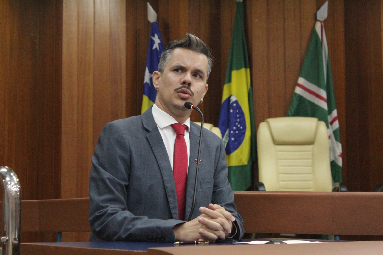 Vereador Fabrício Rosa. Foto: Millena Cristina/Câmara de Goiânia