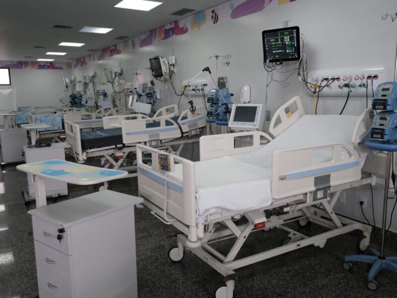 Leitos de UTI e Enfermaria de Goiás. Foto: SES-GO