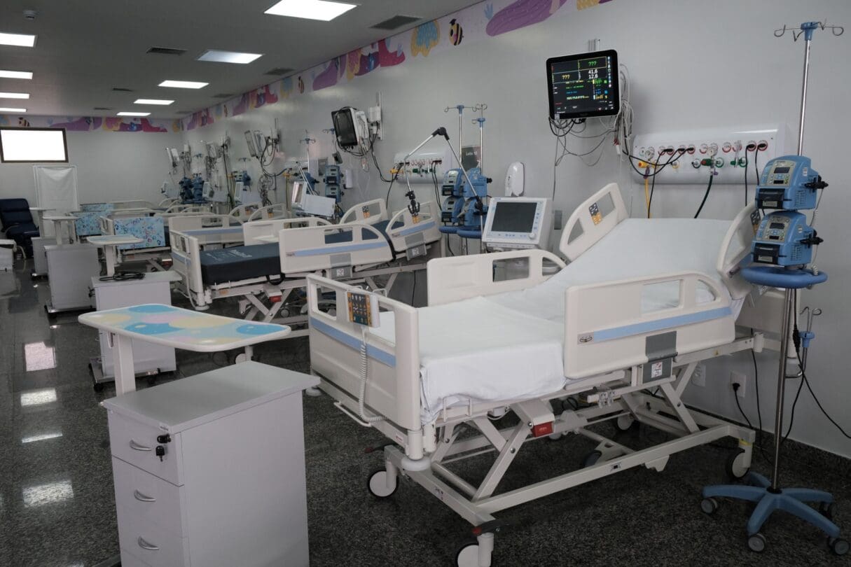 Leitos de UTI e Enfermaria de Goiás. Foto: SES-GO